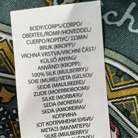 Echo Vintage Collection Pattern Silk Scarf - Picture 8 of 9